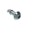 DZUS® Lion Quarter-Turn Stud, Medium Size, Tamper-Resistant Head, Steel Zinc Plate, Bright chromate - 82-T-380-16 - Southco