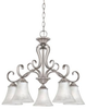DH5105AN Mid. Chandeliers-Glass Down - 642772 - Capital Lighting, Inc.
