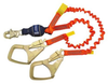DBI-SALA EZ-Stop Hi-Vis Orange Shock-Absorbing Lanyard - 6 ft Length - 840779-09772 - 840779-09772 - R. S. Hughes Company, Inc.
