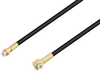 Snap-On MMBX Plug to Snap-On MMBX Plug Right Angle Cable 8 Inch Length Using RG174 Coax - PE3C4032-8 - Pasternack
