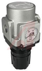 Regulator; Modular; 1/4NPT ports; panelmount; square gauge in imperial units -- 70070496