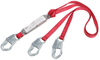 Protecta PRO Pack Red Shock-Absorbing Lanyard - 6 ft Length - 840779-01154 - 840779-01154 - R. S. Hughes Company, Inc.