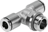 Push-in T-fitting - NPQH-T-G14-Q12-P10 - Festo Corporation