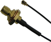Coaxial Cable Assembly, 1.13Mm, 100Mm, Black; Connector Type A Amphenol Rf - 57T9527 - Newark, An Avnet Company