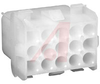 Connector, Soft Shell; Universal MATE-N-LOK; 15; Receptacle (Cap); Nylon; 19 A - 70083506 - Allied Electronics, Inc.
