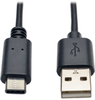 USB 2.0 Cable, USB Type-A Male to USB Type-C (USB-C) Male, 6-ft. -- U038-006 - Image