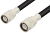 SC Male to SC Male Cable 72 Inch Length Using RG213 Coax - PE3395-72 - Pasternack