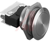Switch, Pushbutton, domed; vandal resistant; 22mm, SPCO 5 A 250V; 21.5mm - 70099376 - Allied Electronics, Inc.