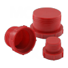 Threaded Plastic Plugs for Flat-Faced O-Ring Fittings -- FOP200 - Image