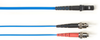 3m (9.8ft) STMTRJ BL OM3 MM Fiber Patch Cable INDR Zip OFNP - FOCMP10-003M-STMT-BL - Black Box