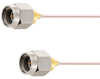Low Loss 2.92mm Male (Plug) to 2.92mm Male (Plug) Cable 047 Coax Up To 45 GHz, 1.4 VSWR in 24 Inch, Copper Outer Conductor - FMCA2086-24 - Fairview Microwave Inc.