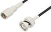 FME Plug to BNC Male Cable 48 Inch Length Using RG174 Coax - PE3C3420-48 - Pasternack