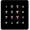 Keypad; 4 x 4 in.; Front Panel; 2.700 in.; 12 VDC; 100 Ohms (Max.); Black - 70217217 - Allied Electronics, Inc.