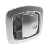 Push-to-Close-Latch, CH 751 Key , Paddle - Front, Cable/Rod, Multi-Point, Yes, Zinc Alloy, Chrome Plated -- R3-22-350-10 - Image