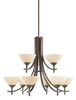 Mid. Chandeliers-Glass Up - 205247 - Light Center (The)