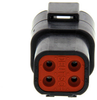 Rectangular Connectors, Heavy Duty - DTP Series - DTP04-4P-E004 - LADD Distribution