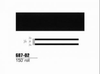 3M Scotchcal 68702 Black Striping Automotive Tape - 1/4 in Width x 150 ft Length - 2 mil Thick - 051141-68702 - R. S. Hughes Company, Inc.