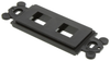Faceplate, 2Pos, Abs, Black; Accessory Type Panduit - 72P2355 - Newark, An Avnet Company