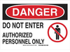 Admittance Signs - 131630 - Brady Corporation
