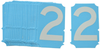 Brady Bradyglo Number Label - Printed Msg = 2 - 6002-2 - 754473-84016 - R. S. Hughes Company, Inc.