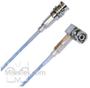 3-SLOT FULL CRIMP PLUG TO R/A PLUG M17/176 TWINAX, 12 INCH CABLE LENGTH - MP-2166-12 - MilesTek Corporation