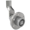 VISE ACTION® Compression Latch, Large Size, Railway Standard, Zinc Alloy, Powder Coated, Silver, 47 mm  Grip - E3-1411-147 - Southco