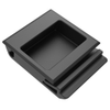 Push-to-Close Slide Latch, Snap-in, Large Size, 2.2mm  Panel Thickness, 6.4mm  Total Grip, ABS, Black -- A3-50-925-12 - Image