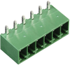 Terminal Block Header, 6, 150 V, 12 A, 3.5 Mm, Through Hole Right Angle, Header Rohs Compliant Multicomp Pro - 64T3450 - Newark, An Avnet Company