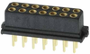 7+7 Pos. Female DIL Vertical Throughboard Conn. for Latches - M80-8501445 - Harwin Plc