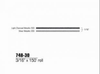 3M Scotchcal 74830 Light Charcoal Metallic / Silver Metallic Striping Automotive Tape - 3/16 in Width x 150 ft Length - 2 mil Thick - 051141-74830 - R. S. Hughes Company, Inc.