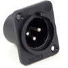 PD Series Male Plastic Housing - Panel Mount - PD3MSC3AU - Conxall Corporation