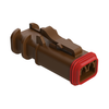 Rectangular Connector Housings - 889-AT06-2S-OMRDBRN-ND - DigiKey