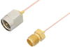 SMA Male to SMA Female Cable 18 Inch Length Using PE-020SR Coax - PE34224-18 - Pasternack