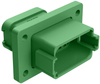Housing, Rcpt, 12Pos, Plastic, Green; Product Range Amphenol Sine/tuchel - 98AC8311 - Newark, An Avnet Company