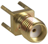 connector,rf coaxial,sma pcb jack recept,4 legs,blunt post term,.200 legs&term - 70142719 - Allied Electronics, Inc.