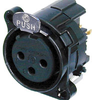 Neutrik Nc3fbv-1 With Metal Ring -- NEUNC3FBV1B