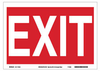 RED/WHT SUSTAINABLE EXIT SIGN - 118136 - Brady Corporation
