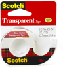 3M Scotch 144 Clear Office Tape - 1/2 in Width x 450 in Length - 01030 - 021200-01030 - R. S. Hughes Company, Inc.