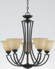 32783 Mid. Chandeliers-Glass Up - 476071 - Capital Lighting, Inc.