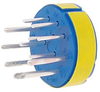 connector comp,insert only,size 28,blueinsul,6#12 & 6#16 solder cup pin contact - 70141410 - Allied Electronics, Inc.