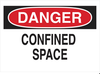 Confined Space Sign - 60506 - Brady Corporation