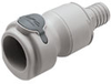 Coupling Body, Non-Spill, Barbed, 3/4