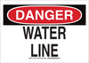 Brady B-401 Polystyrene Rectangle White Construction Site Sign - 14 in Width x 10 in Height - TEXT: DANGER - 126916 - 754473-75170 - R. S. Hughes Company, Inc.
