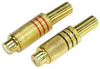 Gold Plated RCA Jack w/ Spring, Red & Black Pair - 201114 - Computer Network Accessories, Inc.