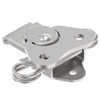 Link Lock Draw Latch, Small Size, Spring Loaded, Steel, Bright -- K3-1735-07