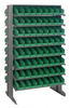 Bins & Systems - 4'' Shelf Bins (QSB Series) - Sloped Shelving Units - Double Sided Pick Racks - QPRD-101 - Image