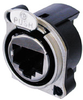 RJ45 Receptacle Housing W/Insert Horizontal PC Mount -- NEUNE8FAH - Image