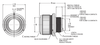 M5015 III circular connector - MS3456L28-15PY - Powell Electronics, Inc.