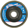 Weiler Tiger Paw Type 27 Non-Woven Zirconium Flap Disc - Coarse Grade - 4 1/2 in Diameter - 7/8 in Center Hole - 51108 - 012382-51108 - R. S. Hughes Company, Inc.