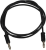 Test Lead, Black, 1.219M, 60V, 15A; Test Connector Type A Pomona - 10M4171 - Newark, An Avnet Company